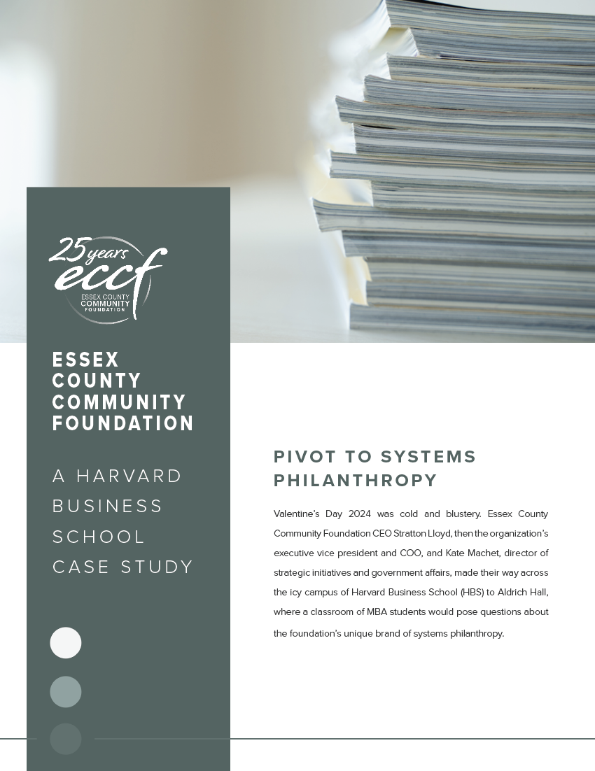 ECCF and the Case for Systems Philanthropy cover page